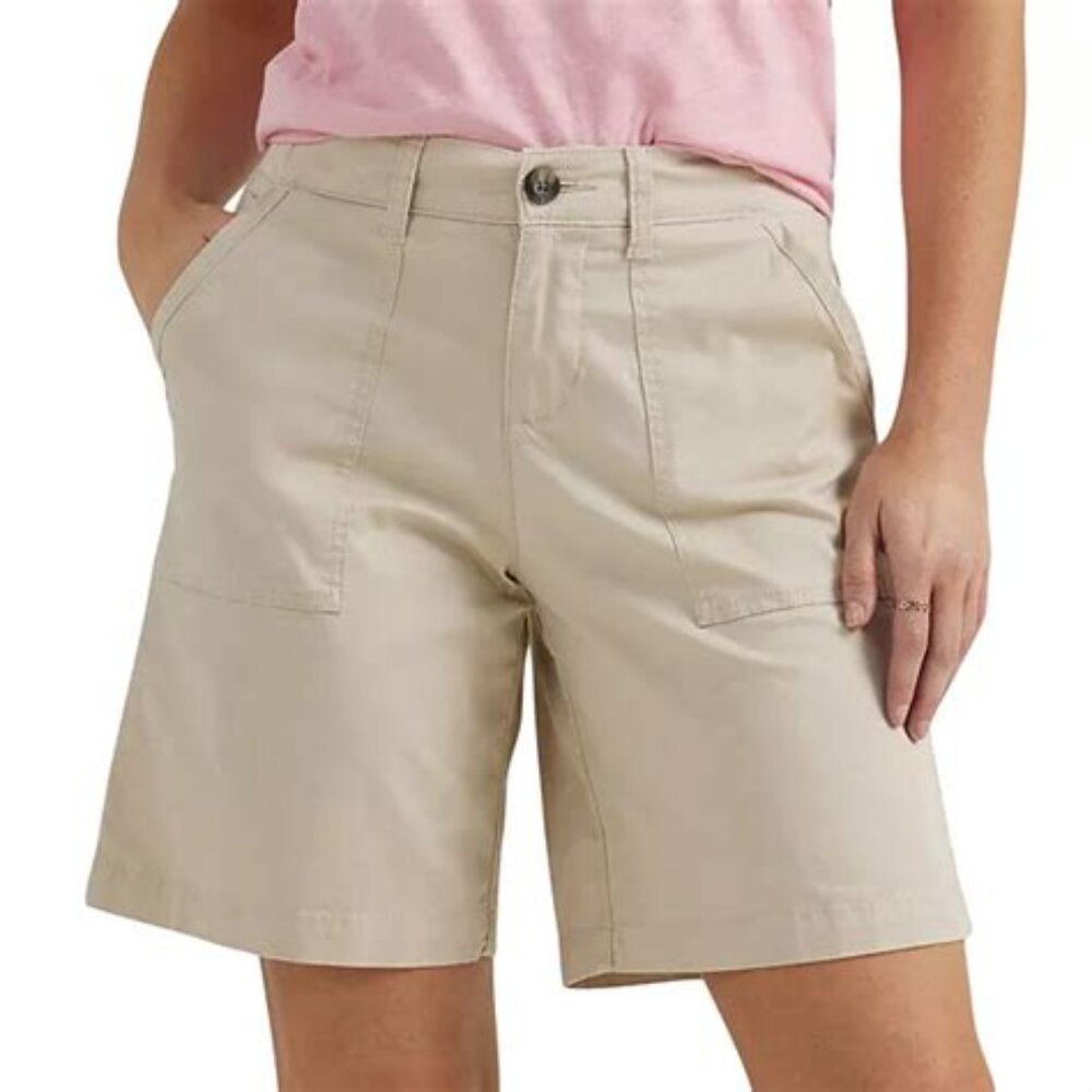 Lee Beige Women's Bermuda Shorts